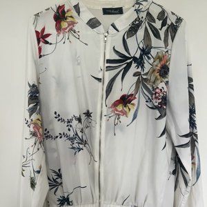 Floral Bomber Jacket